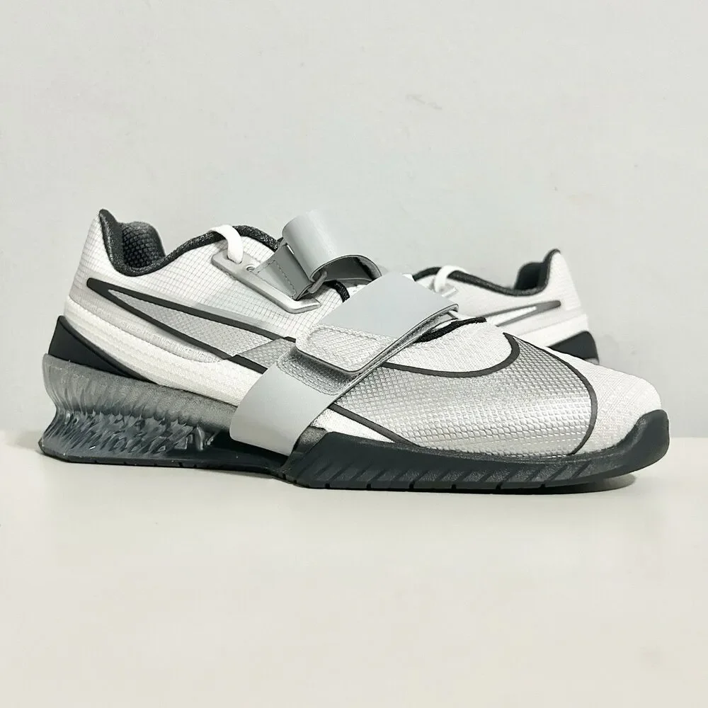 Nike Romaleos 4 SE “Silver Black” Men’s Size 10 Gym Weightlifting Sneakers